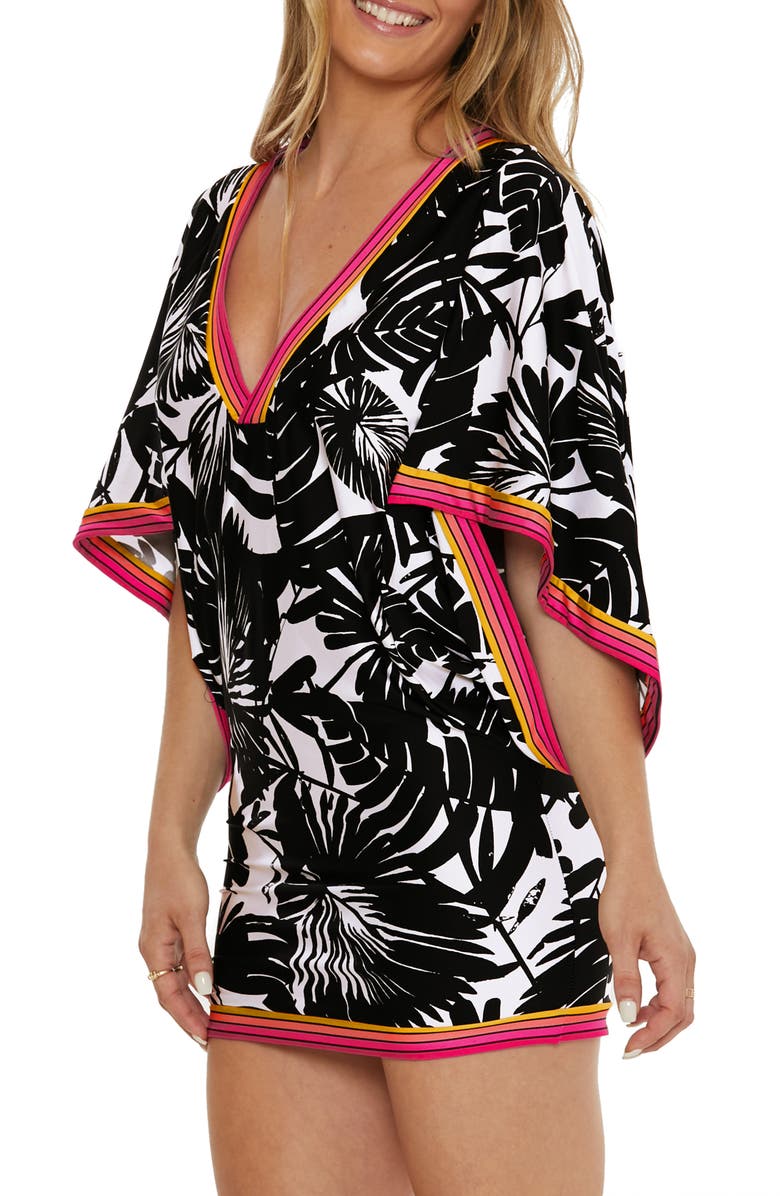 Trina Turk Lennox Cover-Up Tunic Dress, Alternate, color, 