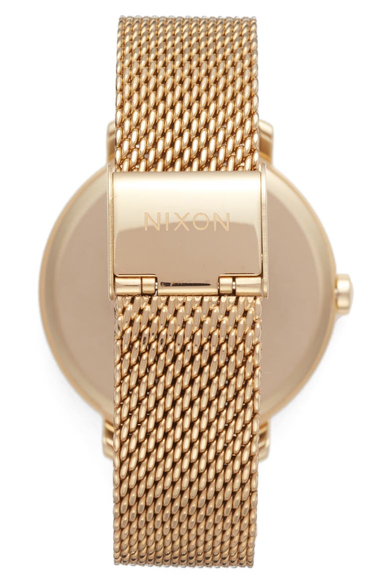 The Arrow Milanese Mesh Strap Watch, 38mm, Alternate, color, GOLD