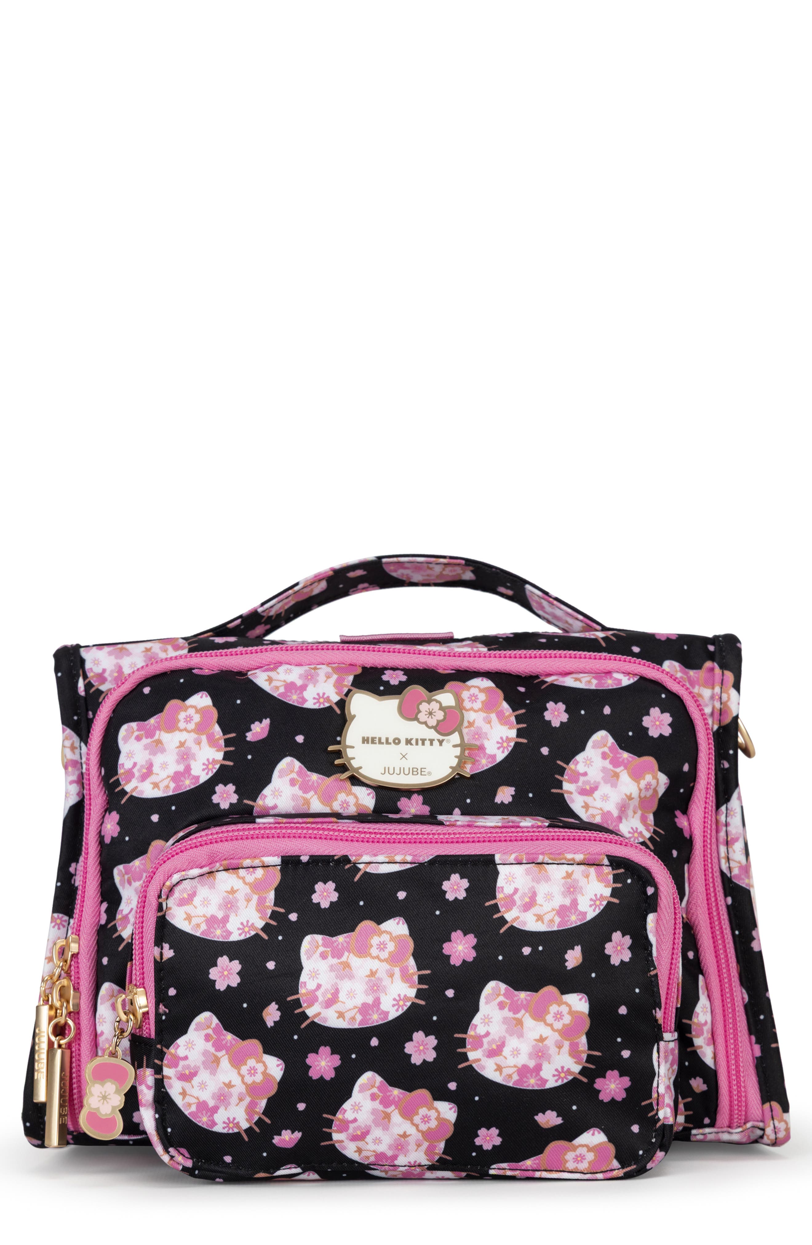 JuJuBe The Bestie Crossbody Diaper Bag, Main, color, Cherry Blossoms