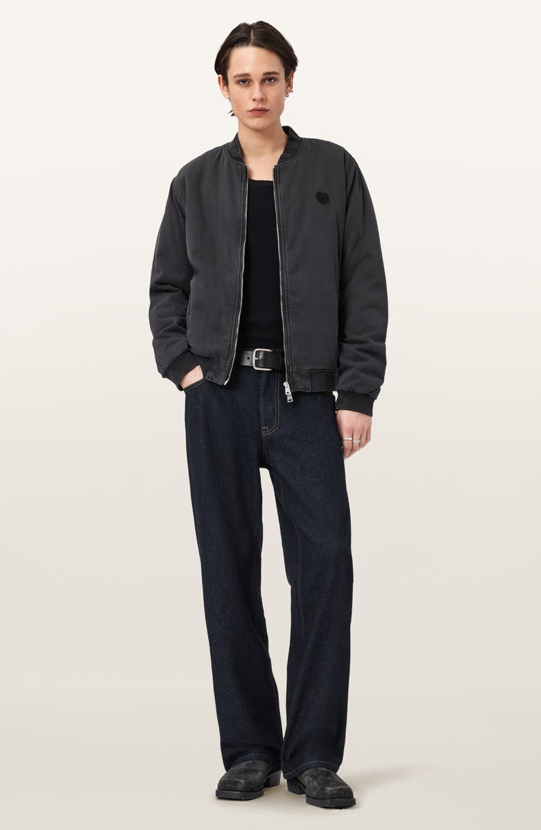 AllSaints Mullen Straight Leg Jeans, Alternate, color, Rinse Selvedge