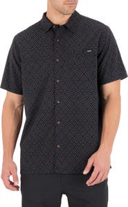 Hurley Incon Aero Short Sleeve Button-Up Shirt
