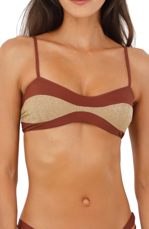 Halo Colorblock Bikini Top