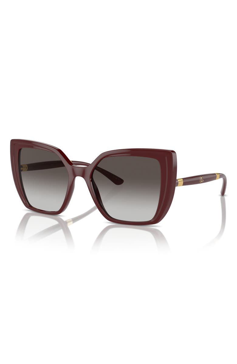 Dolce&Gabbana 55mm Cat Eye Sunglasses, Alternate, color, 