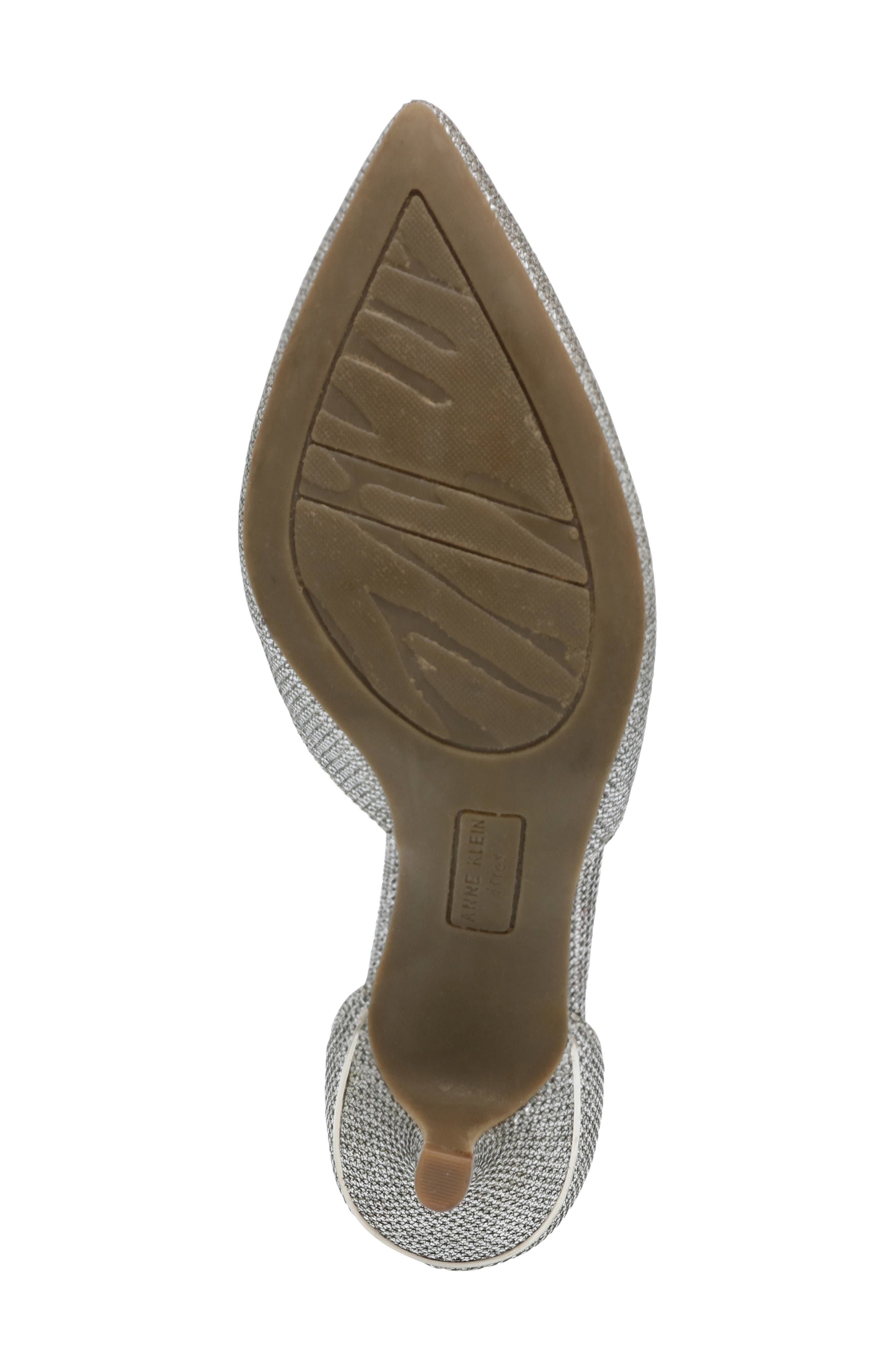 Fabulist Ankle Strap Pump, Alternate, color, SILVER