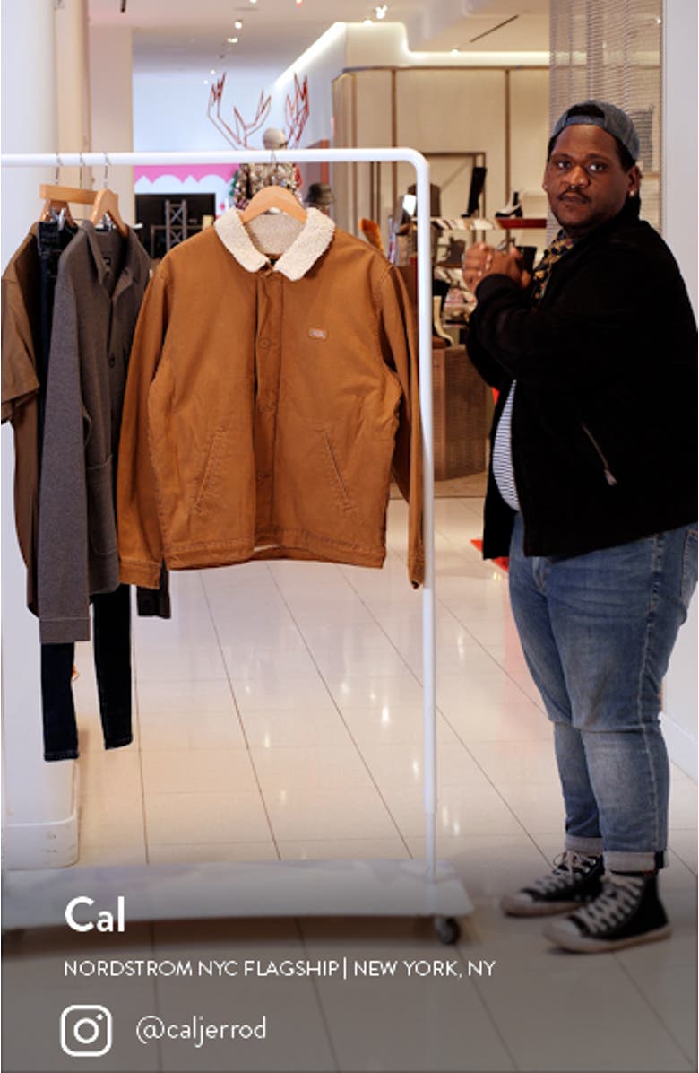 Duck Canvas Fleece Lined Work Jacket, sales video thumbnail