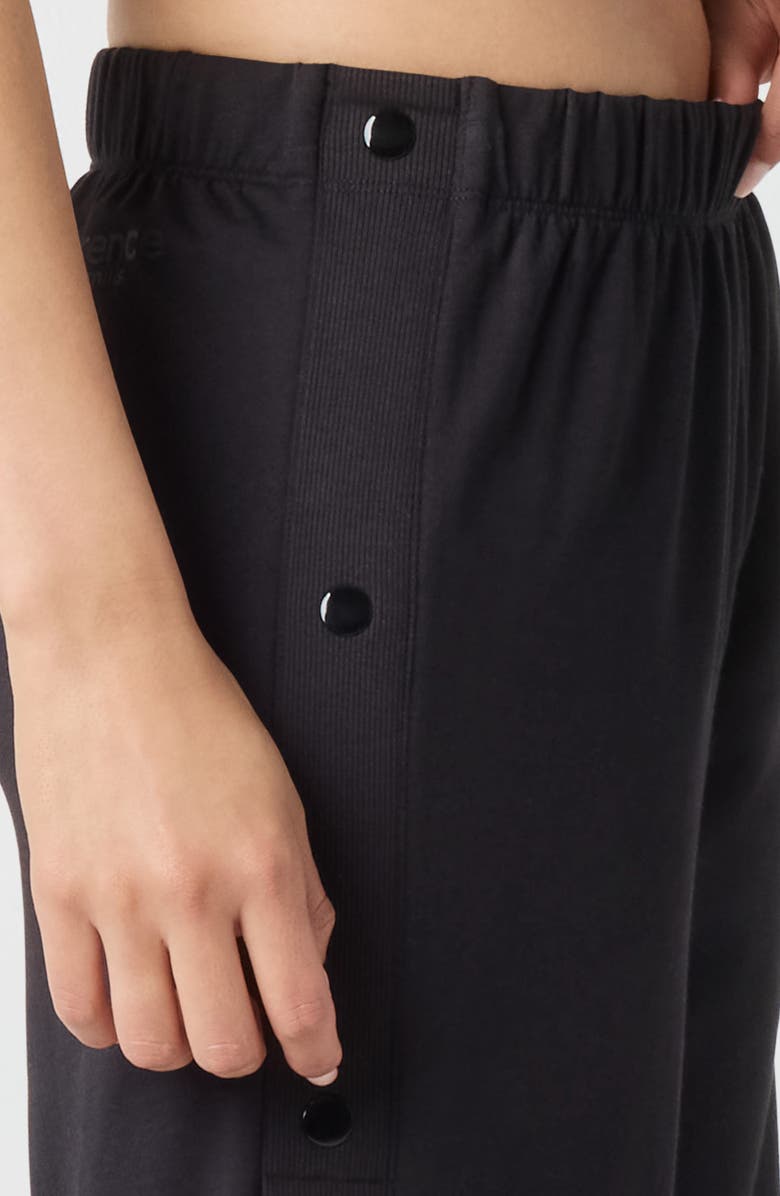 Florence by Mills Snap Wide Leg Pants, Alternate, color, Black