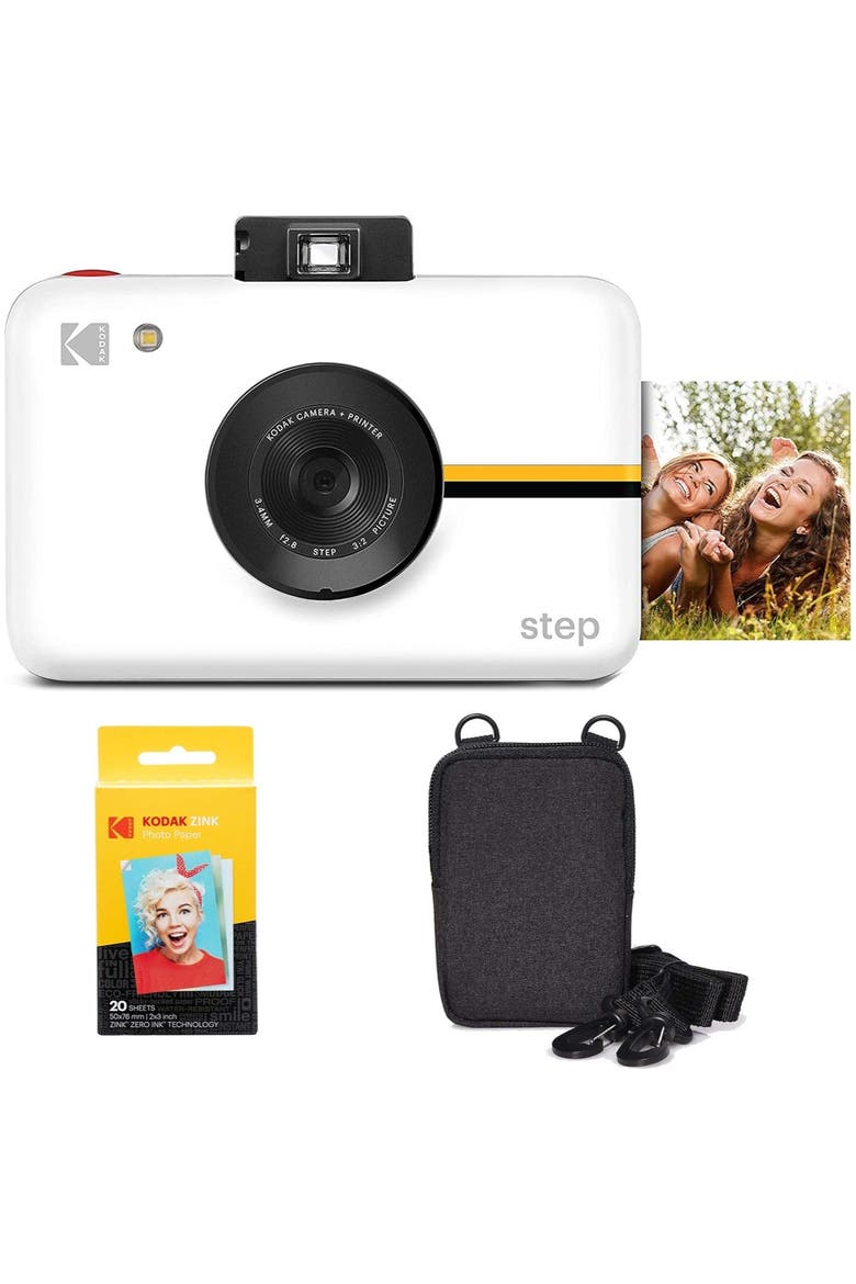 Step Camera Bundle + Zink Paper & Case, Main, color, White