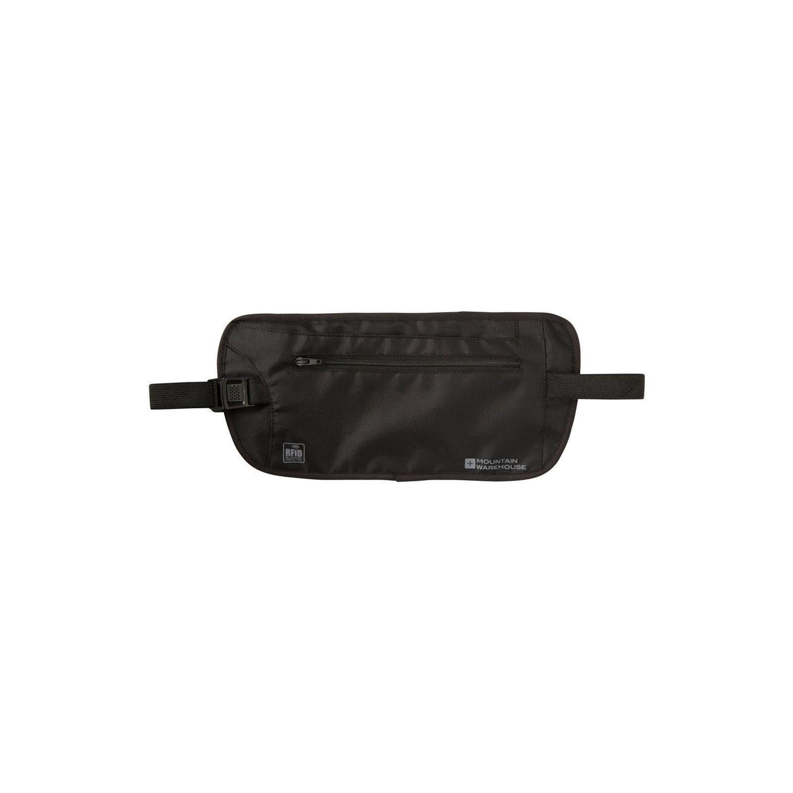 Rfid Blocking Waist Bag, Main, color, Black