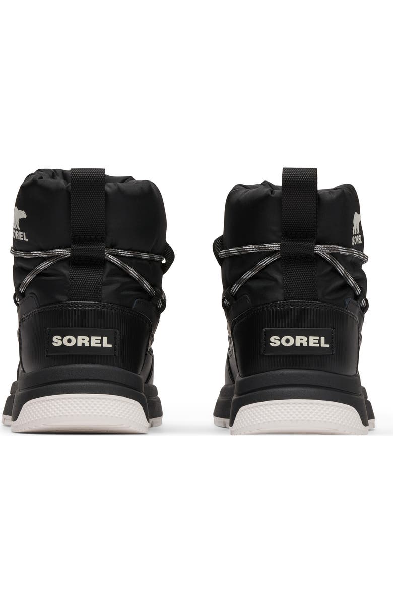 SOREL Whitney III Waterproof Short Boot, Alternate, color, Black/ Sea Salt