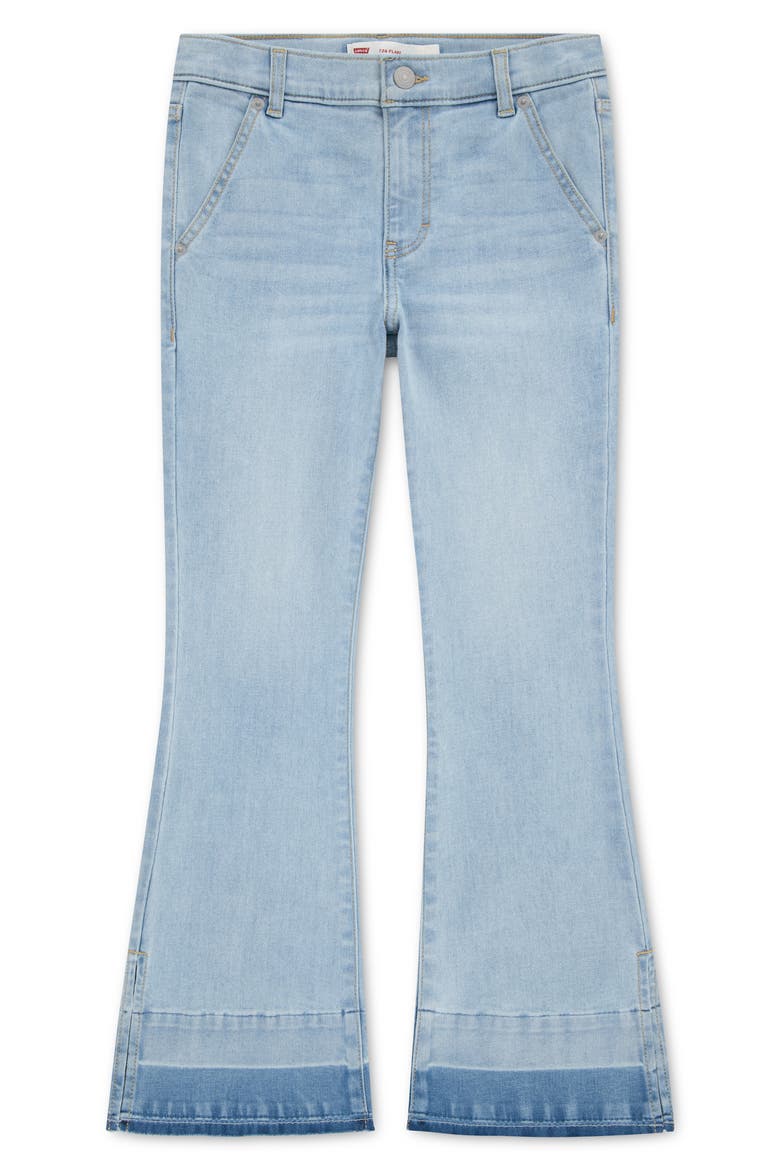 Kids' 726 Flare Jeans with Release Hem, Main, color, HEAT WAVE