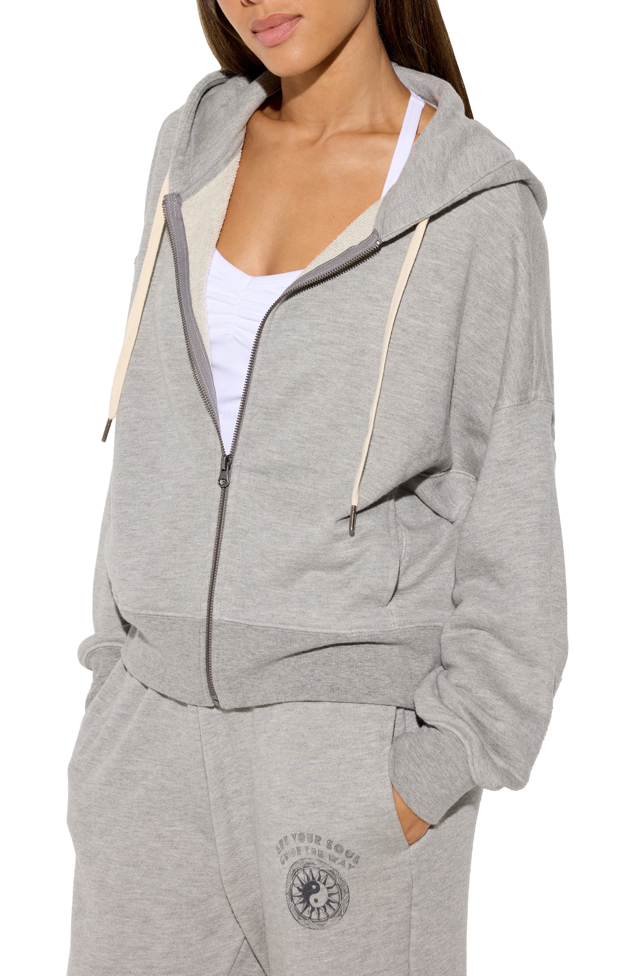 selected LIGHT HEATHER GREY
