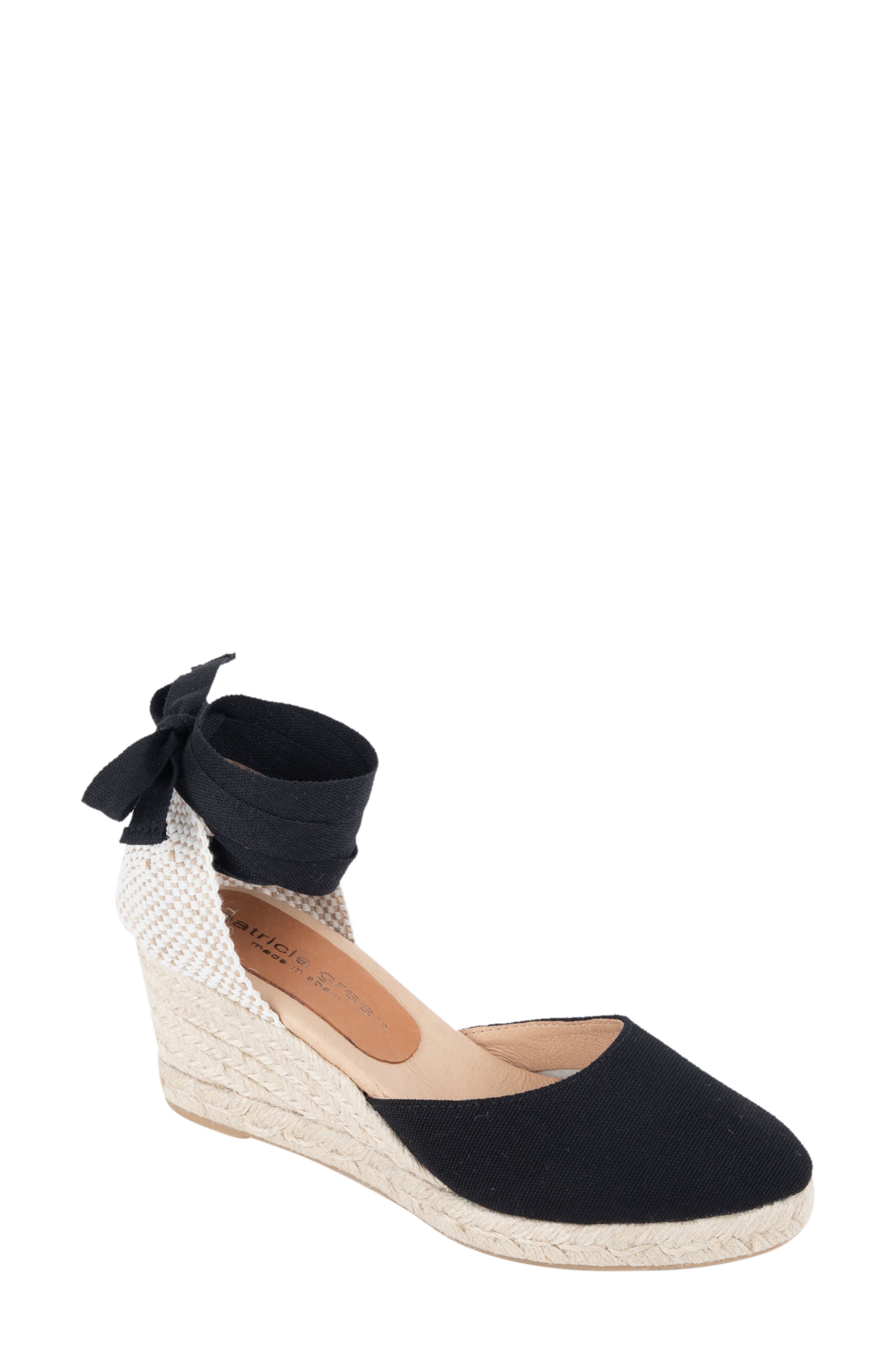 patricia green Leon Espadrille Lace-Up Wedge, Main, color, 