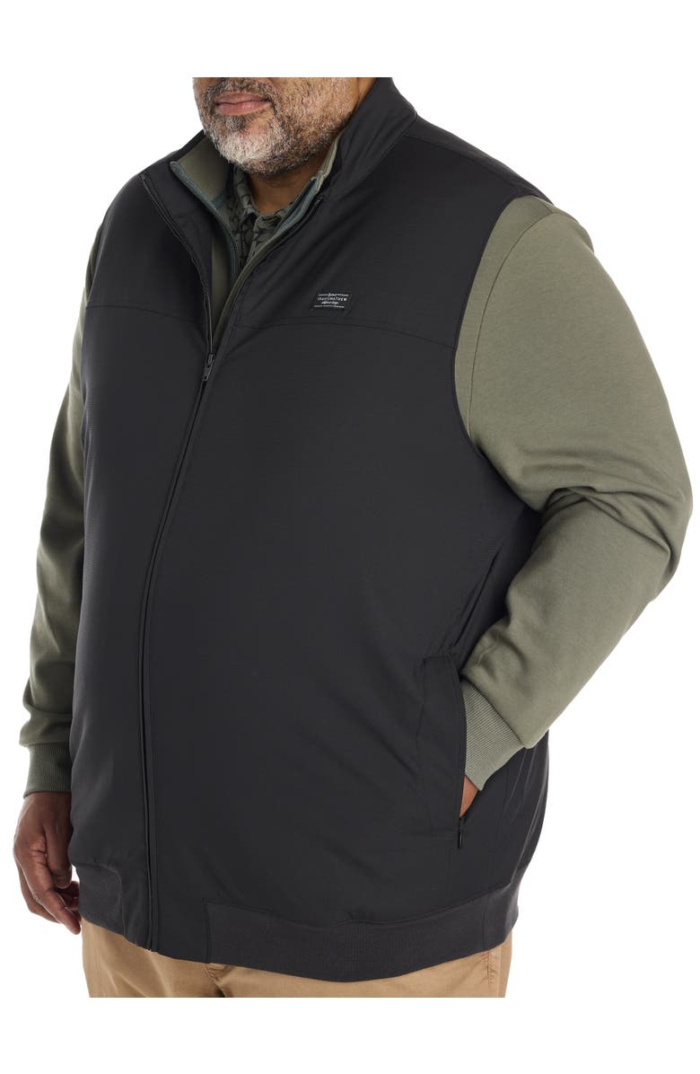 TravisMathew Fit By DXL Big & Tall Wanderlust Rip Stop Vest, Alternate, color, Black