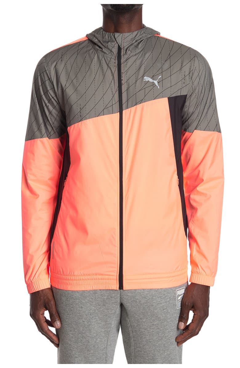PUMA Run Graphic Hooded Jacket, Alternate, color,