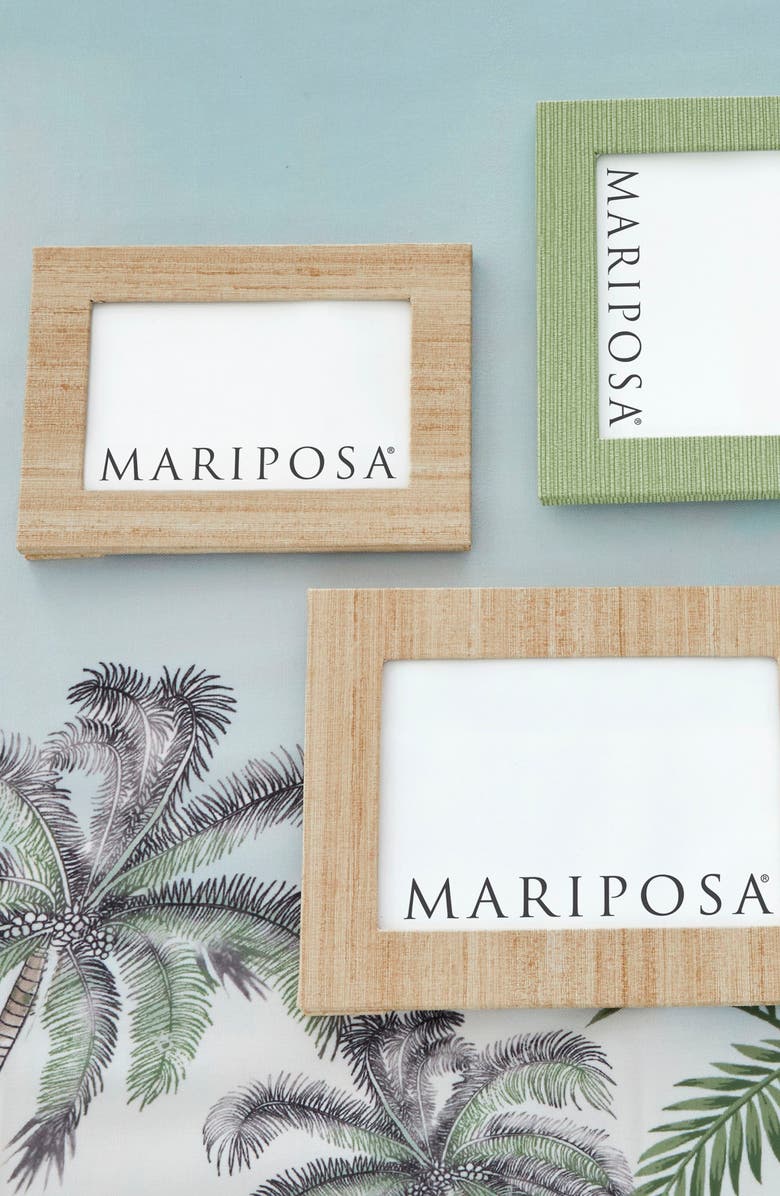 Mariposa Faux Grasscloth Picture Frame, Alternate, color,