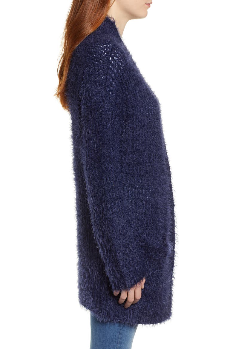 Novelty Stitch Cardigan, Alternate, color, NAVY PEACOAT