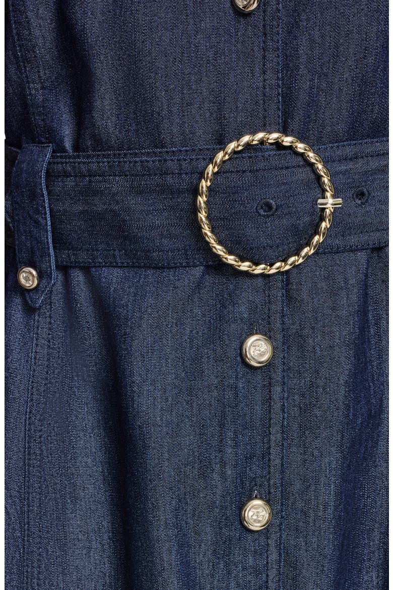 Denim Shirtdress, Alternate, color, INDIGO