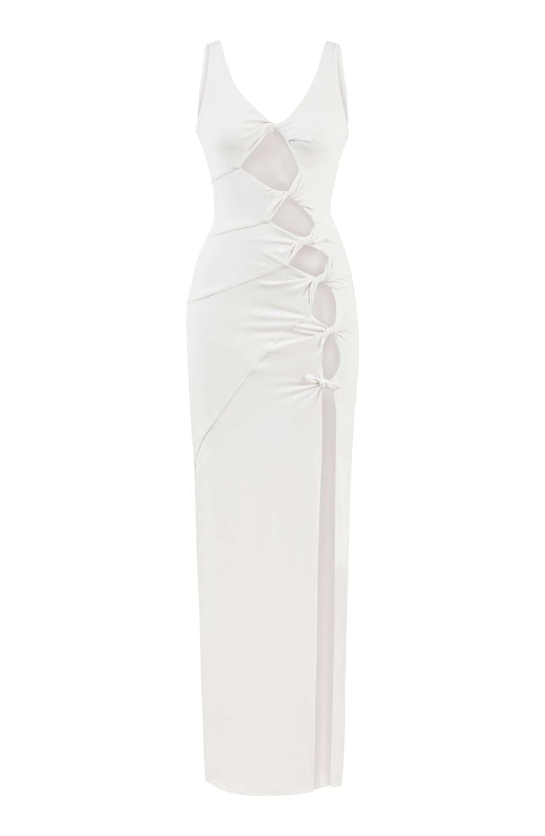 Jendue US Sara Dress - Elegant Cut-Out Maxi | Event Wear, Alternate, color, Black