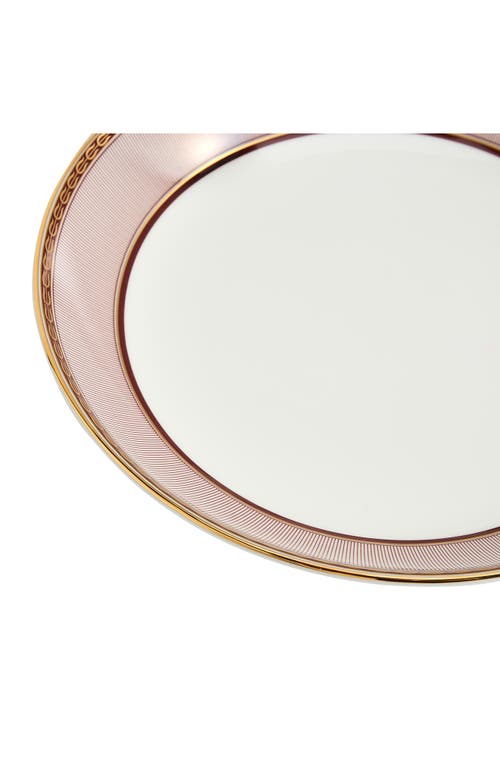 Wedgwood Red Splendor 22k Gold Accent Deep Bone China Plate In Multi