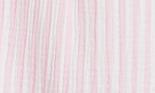 BEACHLUNCHLOUNGE BEACHLUNCHLOUNGE ARIN STRIPE SHORT SLEEVE COTTON SHIRT