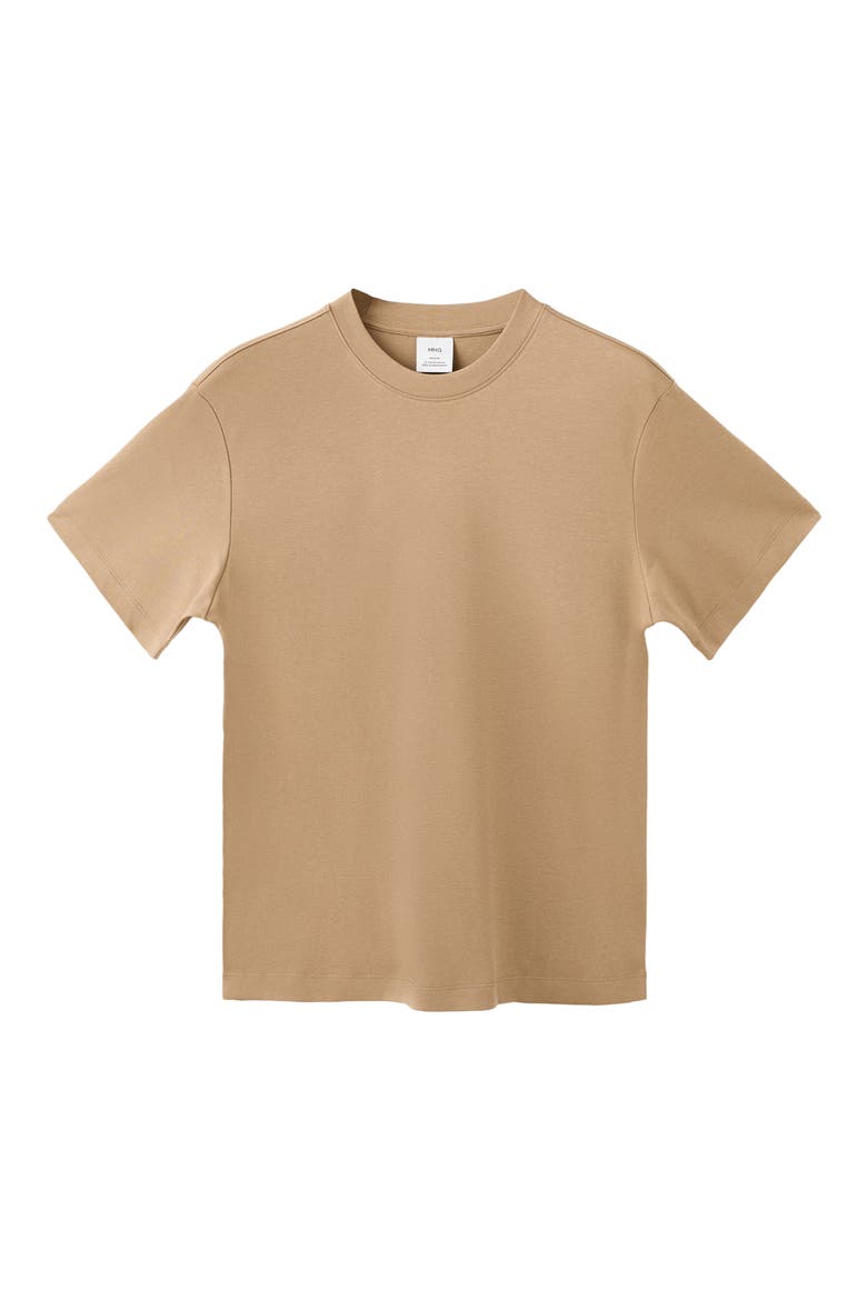 Regular Fit Medium Weight Cotton T-Shirt, Alternate, color, MEDIUM BROWN