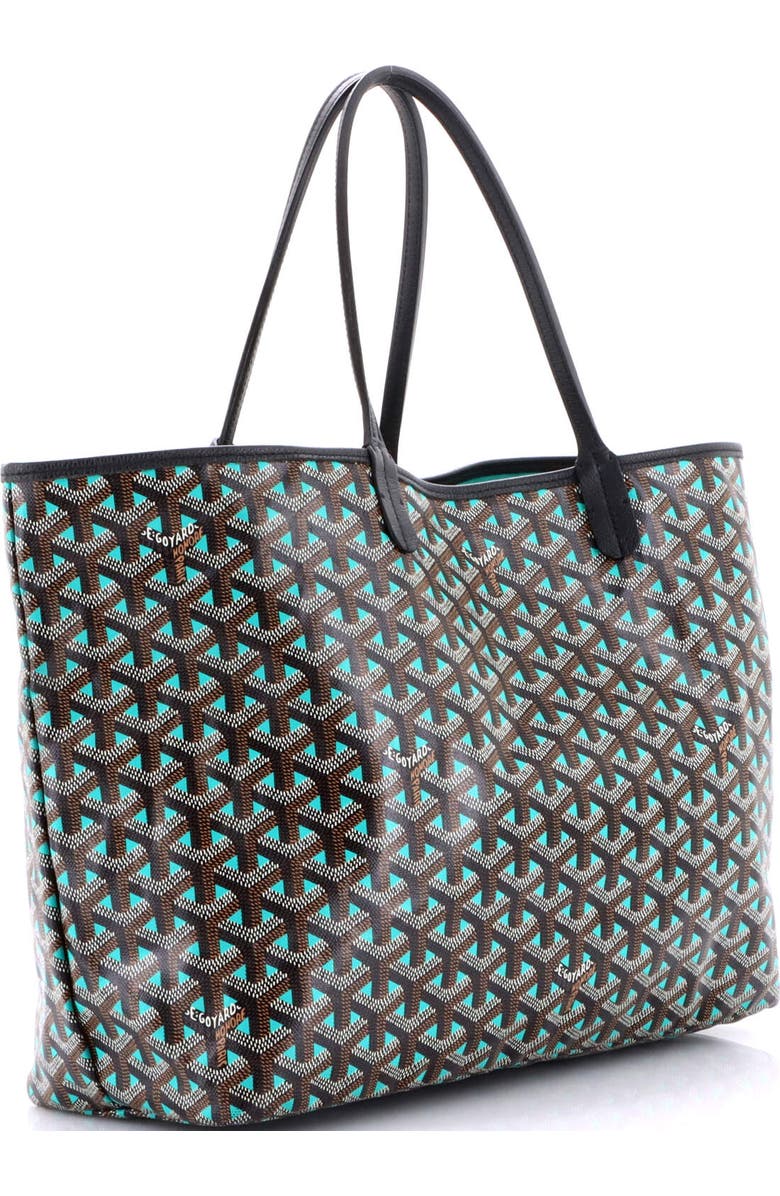 Pre-Owned Goyard Saint Louis Tote Claire Voie Coated Canvas PM, Alternate, color, Green