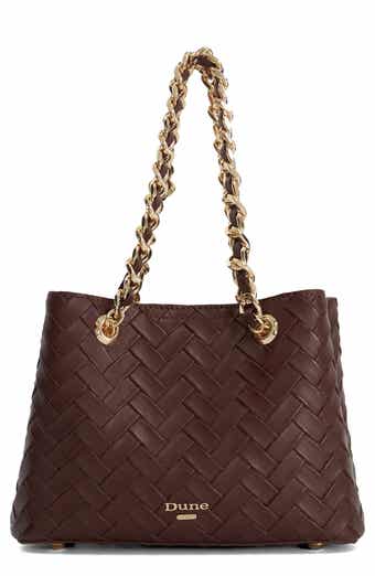 Dinidiemz Woven Faux Leather Tote