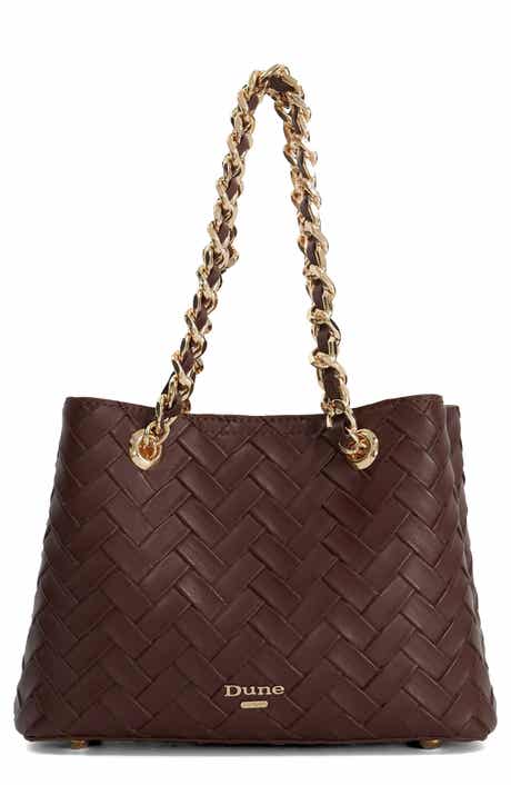 Dinidiemz Woven Faux Leather Tote