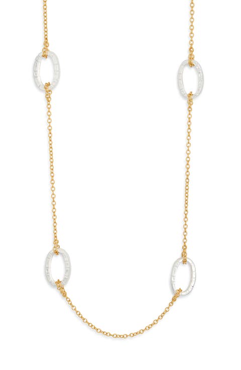 Brick Station Chain Necklace