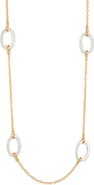 Karine Sultan Brick Station Chain Necklace