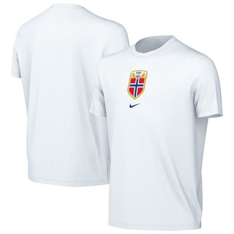 Youth Nike White Norway National Team Crest T-Shirt