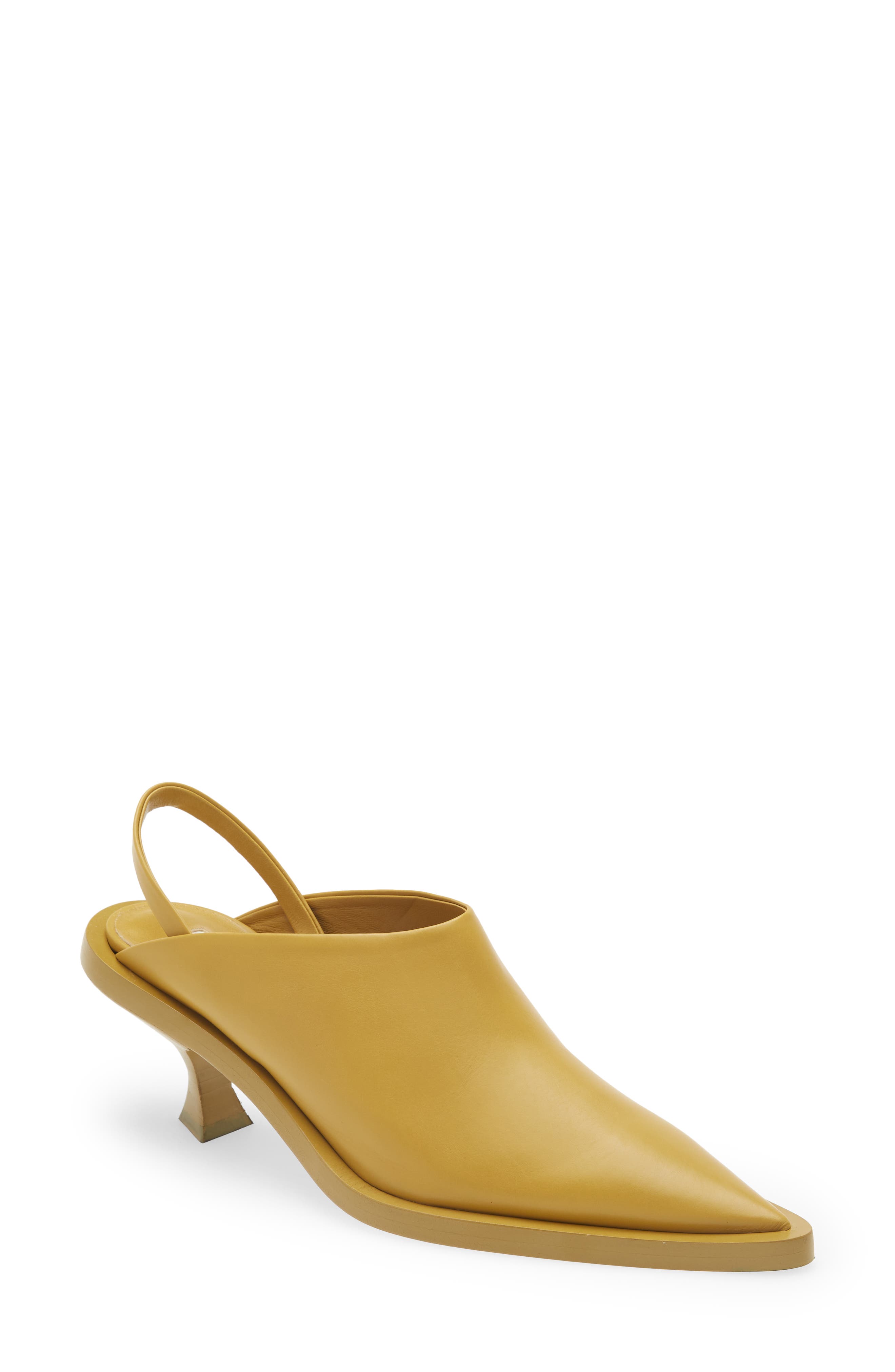 Jil Sander Pointed Toe Slingback Pump, Main, color, 