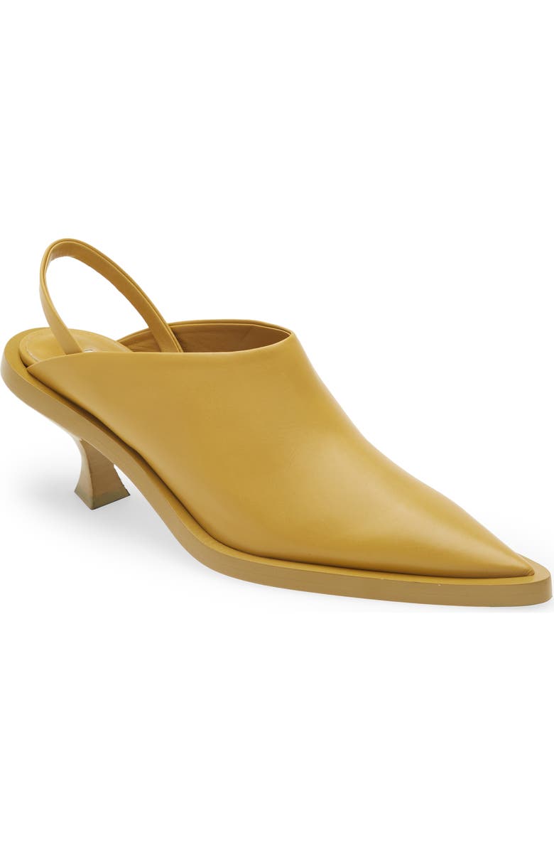 Jil Sander Pointed Toe Slingback Pump, Main, color,
