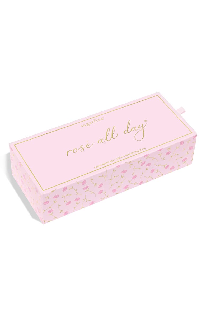 sugarfina Rosé All Day 3-Piece Candy Bento Box, Alternate, color, 