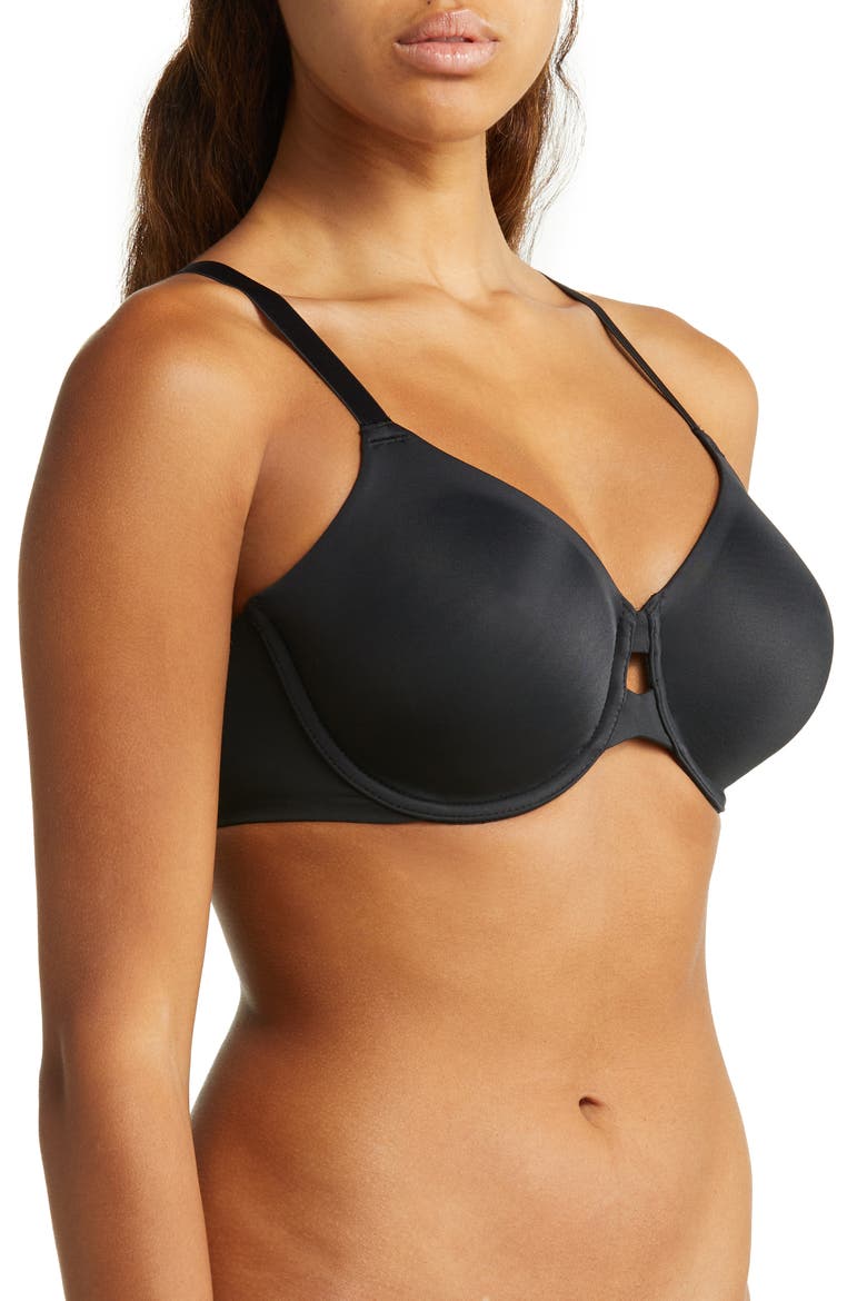 Superbly Smooth Underwire Bra, Alternate, color, BLACK