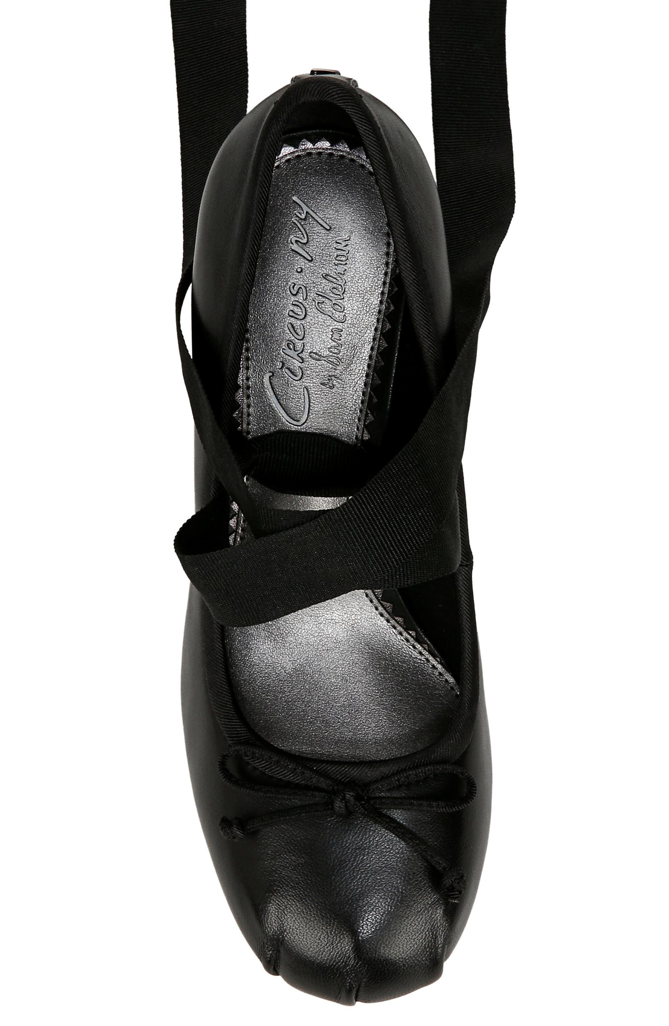 Circus NY by Sam Edelman Della Ankle Tie Pump, Alternate, color, Black 006