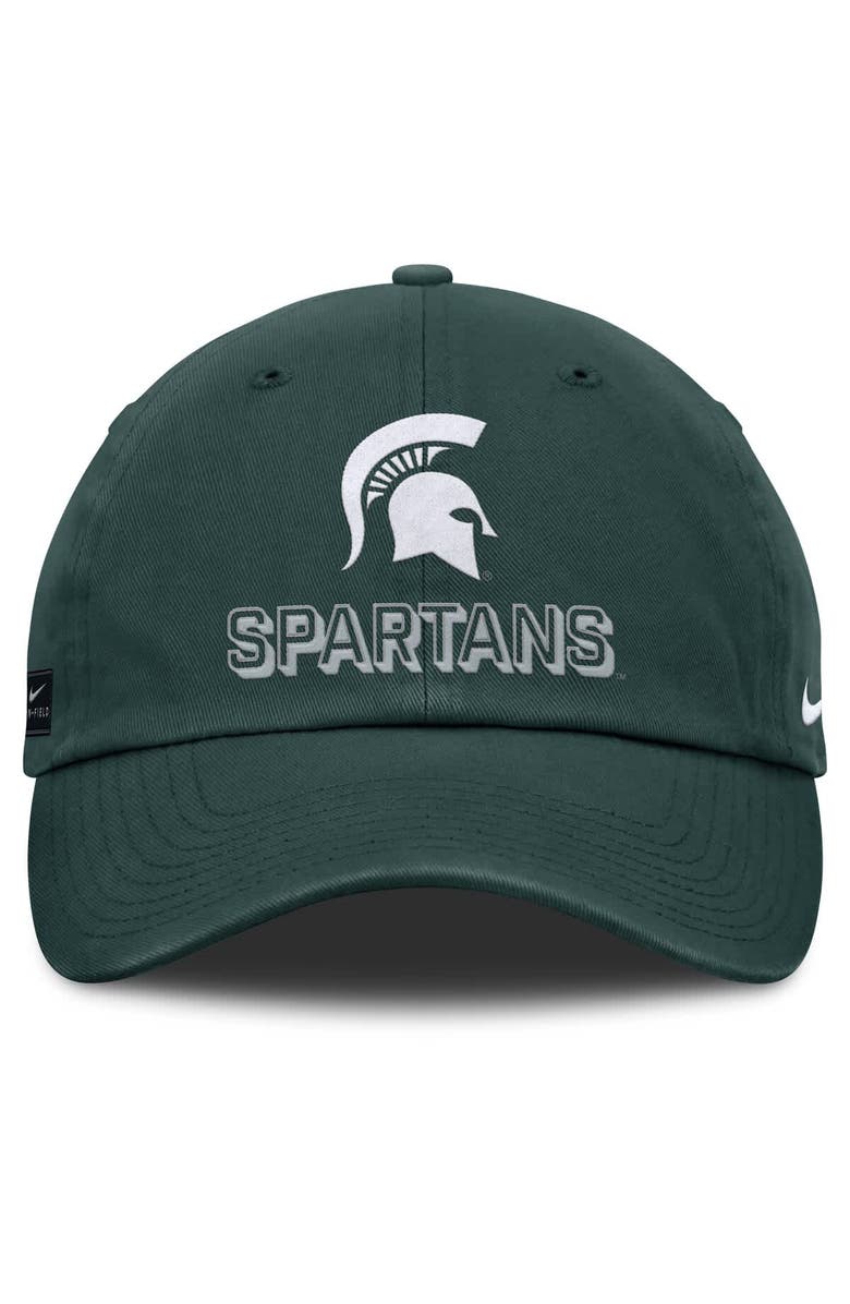 Nike Men's Nike Green Michigan State Spartans 2025 On-Field Club Adjustable Hat, Alternate, color, Green