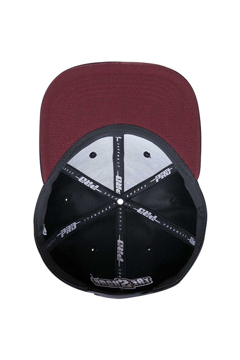 Men's Pro Standard Black Maryland Eastern Shore Hawks Arch Over Logo Evergreen Snapback Hat, Alternate, color, Black