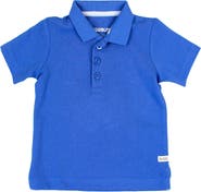 RuggedButts Toddler Boys Pique Short Sleeve Polo Shirt