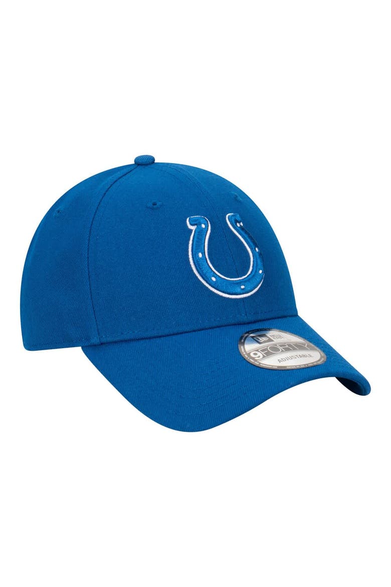 Men's New Era  Royal Indianapolis Colts Core Team 9FORTY Adjustable Hat, Alternate, color, Royal