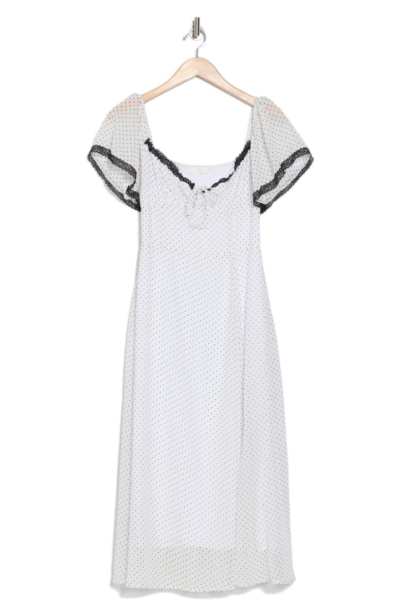 Lush Flutter Sleeve Midi Dress, Alternate, color,