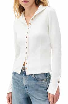 rag & bone Rib Button-Up Cardigan