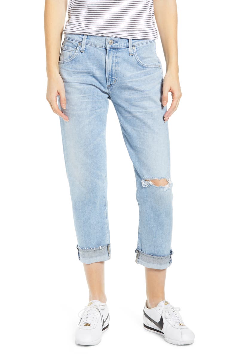 Citizens of Humanity Emerson Crop Slim Boyfriend Jeans, Main, color, 