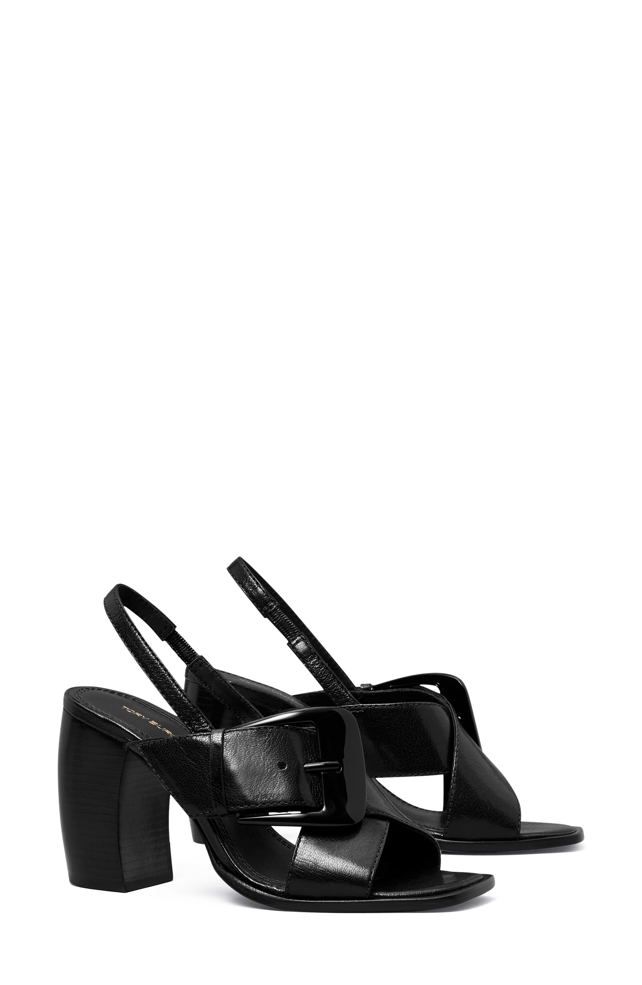 Tory Burch Banana Heel Crisscross Sandal, Main, color, 