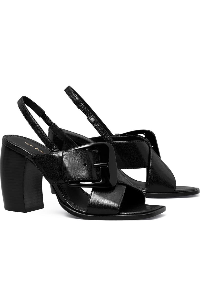 Tory Burch Banana Heel Crisscross Sandal, Main, color,