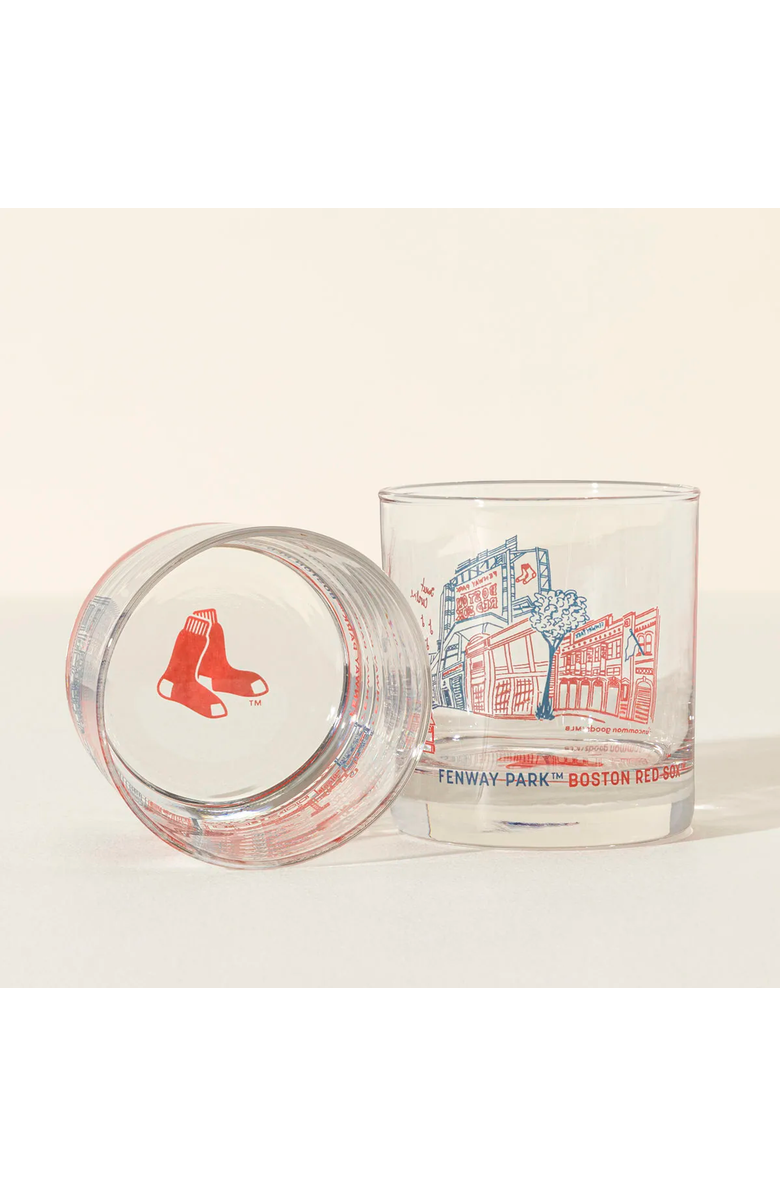Uncommon Goods MLB Stadiumscape Rocks Glasses - Set of 2, Alternate, color, Boston Red Sox