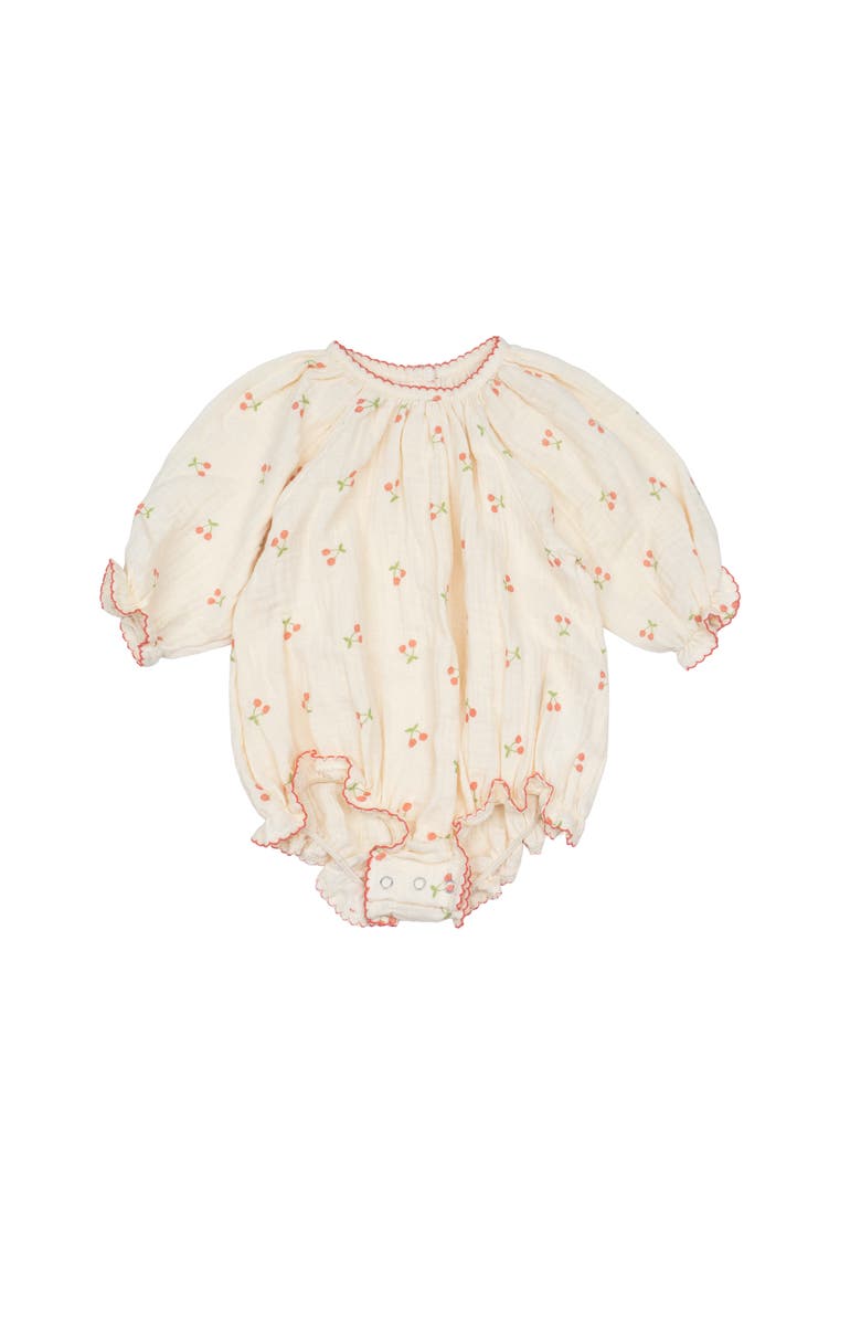 Wild Wawa Gauze Romper, Main, color, Cherries