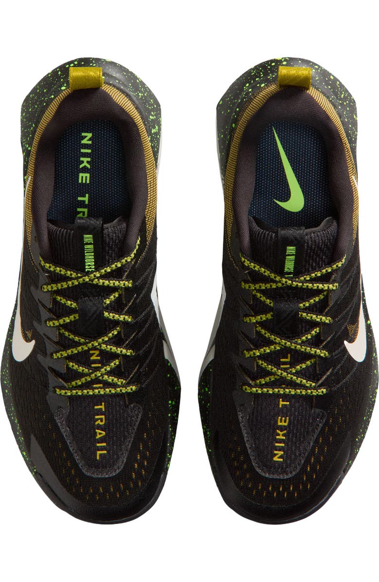 Nike Reactx Wildhorse 12 Trail Running Shoe, Alternate, color, Black/ Phantom