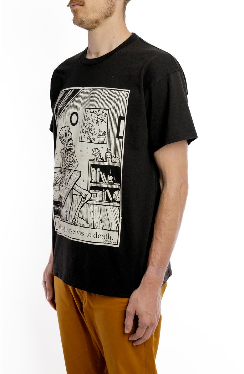 Vardagen Work To Death Home Edition Heavyweight Tee, Alternate, color, Black