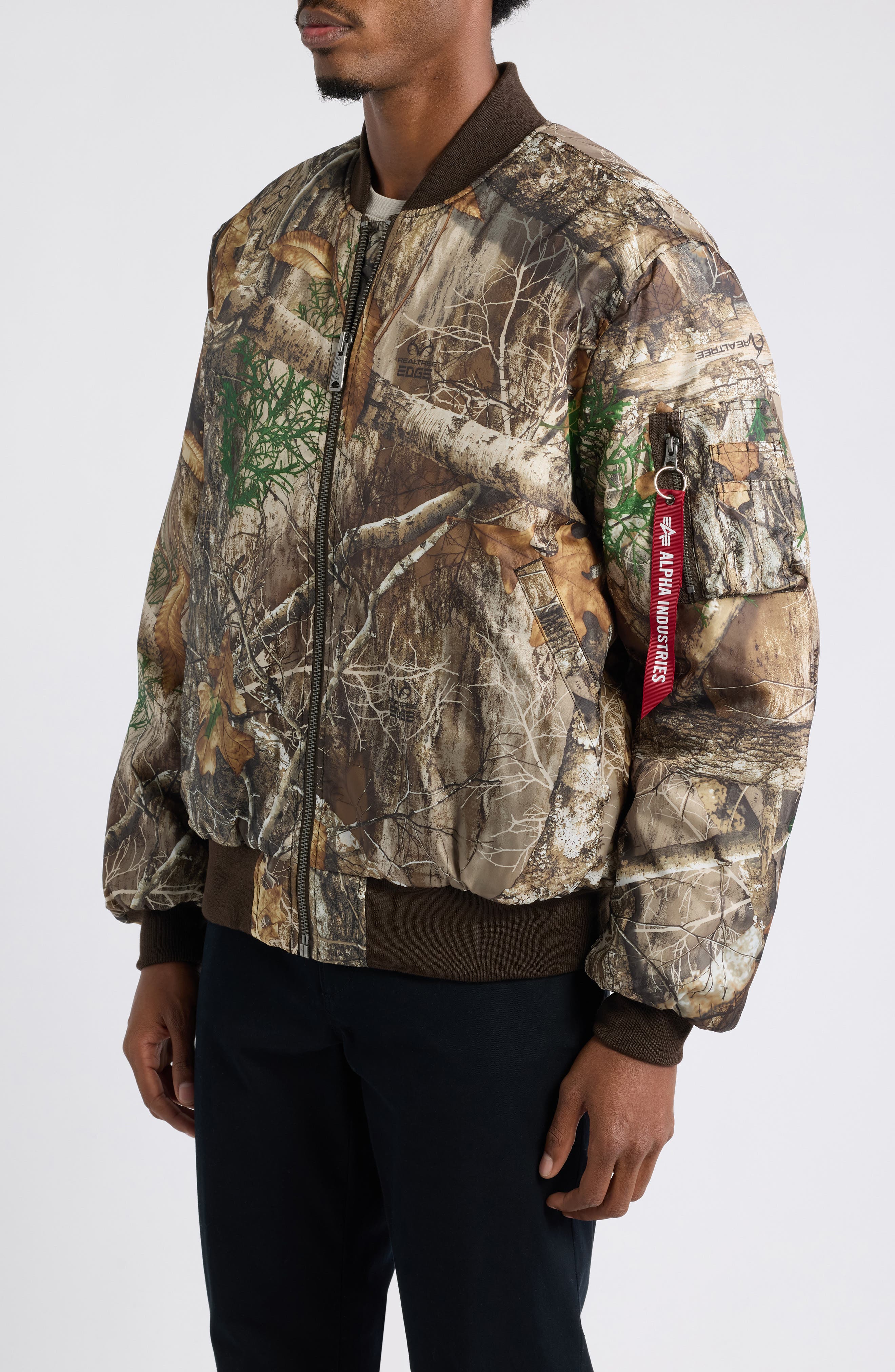 Alpha Industries x Realtree MA-1 Relaxed Camo Bomber Jacket (Men ...